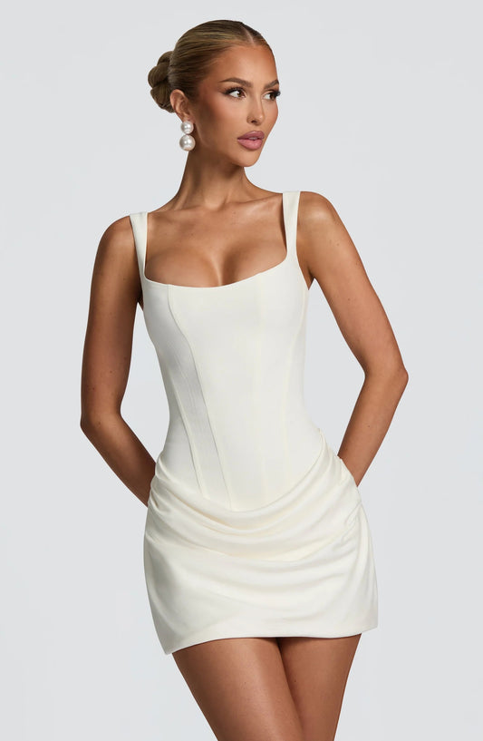 Vestido Aveline Mini  |  Silueta Esculpida Elegante